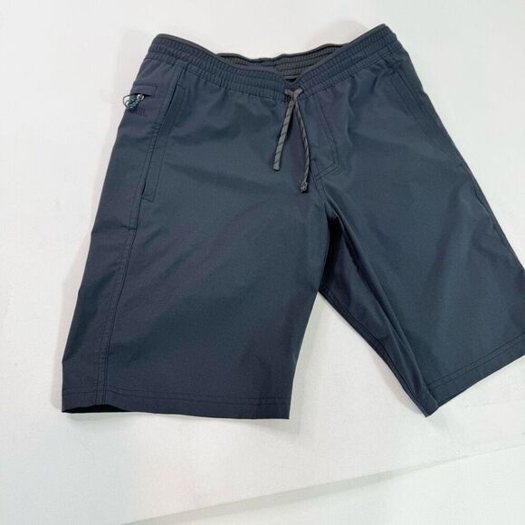 Kuhl Kruiser Shorts Men Small Dark Blue Hiking UPF 50 Outdoor Stretch Drawstring - Picture 1 of 11